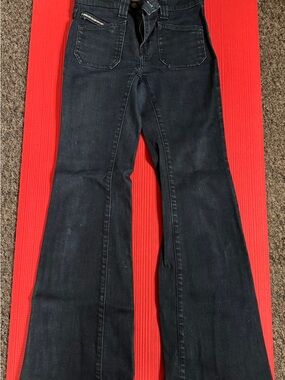 Women's Dark Indigo Boot-Cut Jeans